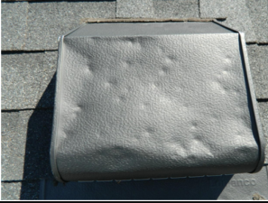Hail Damaged On Roof Turtle Vent